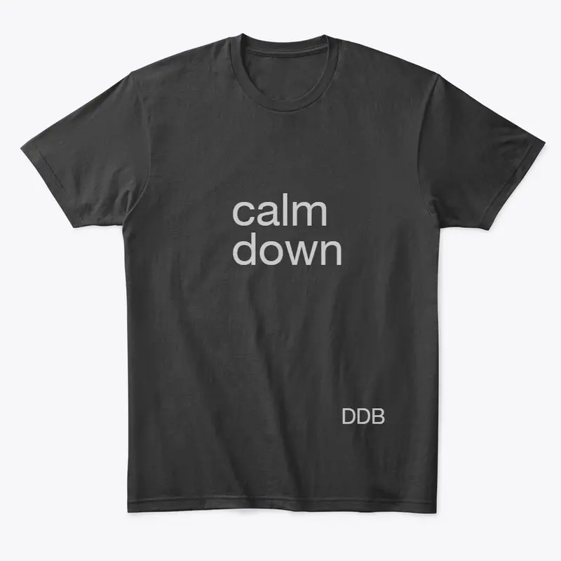 Calm down zip up hoodie ab T-shirt